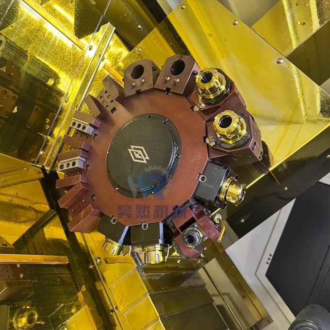 Double Spindle Slant Bed Automatic Cnc Lathe TCK56Y With Sub Spindle Drive Cnc Lathe Turning 5